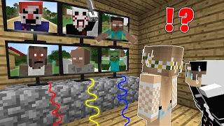 فلم ماين كرافت لا تراقب الوحوش بالكاميرا ابدا في ماين كرافت 