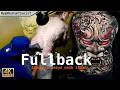Impressive Full Back Japanese Hanya Mask Tattoo Theme Done Artists By Okatattooist