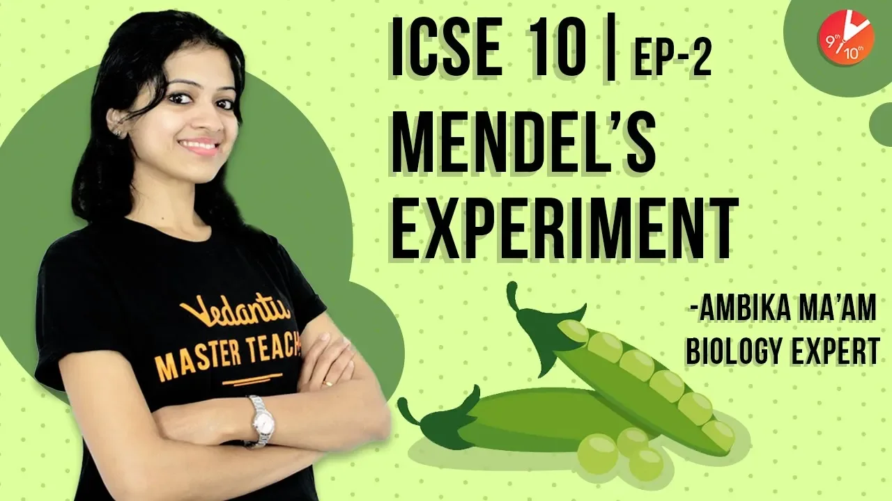 Genetics | Mendel's Experiments - 2 | ICSE Class 10 Biology | Science | Vedantu Class 10