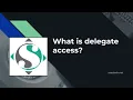 What is delegate access with saastech net KB 12378