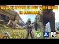 ARK - HOW TO SPAWN IN AND TAME DINOS IN SECONDS AT ANY LEVEL