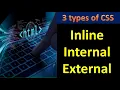 CSS Tutorial in Bengali Inline Internal External CSS Web Development Tutorials in Bengali