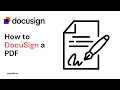 How to DocuSign a PDF