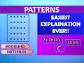 Patterns in C Python and Java Pattern 01 Module 1 Logic Building Placement Interviews