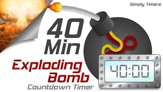 40 min exploding countdown timer