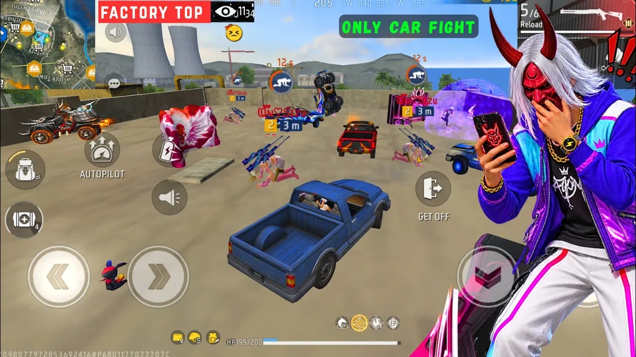 Only Factory Challenge 🔥😈 Noob vs Pro Battle || Car Fight - Garena Free Fire Max 🎮 Y GAMING