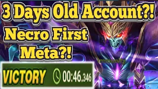Sub 1min Necro Abyss Hard, F2p, NO Grinded Runes! Within 3 Days in Summoners War - 2025 Beginner