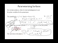 MAT 272 Nov 19 Parameterizing Surfaces