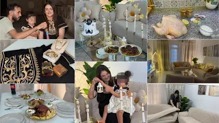 هاجر جيجا|اول مولد نبوي شريف في داري مع بنتي🕯️❤️جاوني ضياف⁉️وش وجدت ✨عشاء وطاولة سهرة …