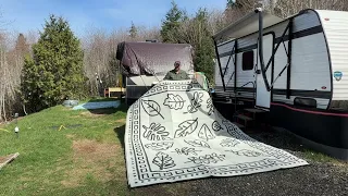 RV Patio Mat Review 9x12 Outdoor Rug for Camping Backyard