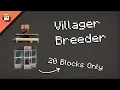 Easiest Minecraft Villager Breeder 1 21 Tutorial Java
