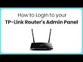 How to Access TP Link Router Admin Panel