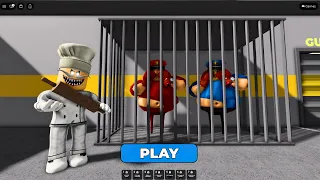 PAPA PIZZA vs. BOXER POLICE PRISON RUN! | Roblox Obby Gameplay Walkthrough (4K)