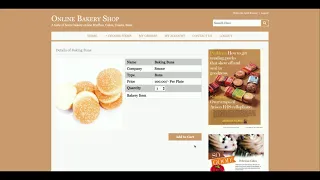 Online Bakery Shop Java JSP Servlet Project Java JSP CRUD Project