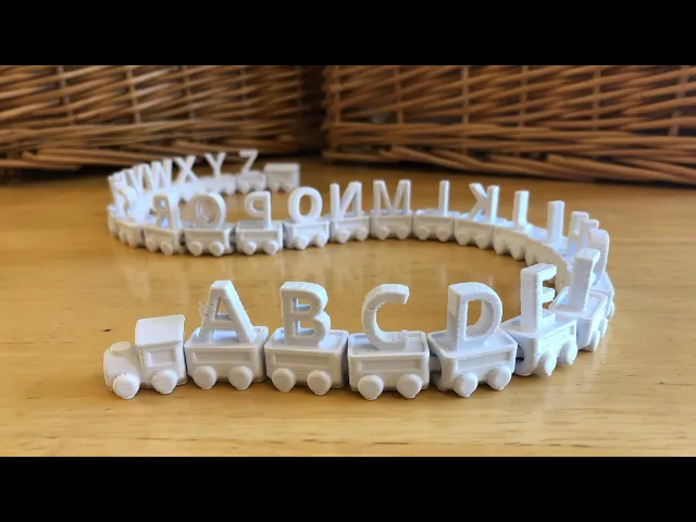 Customizable Alphabet Train video thumbnail