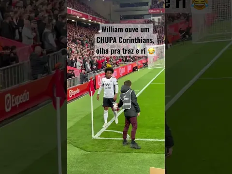 Download MP3 Ex #corinthians William reage a grito de torcedor enquanto cobra escanteio Liverpool x Fulham 03/05