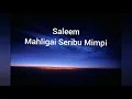 Lagu SALEEM-MAHLIGAI SERIBU MIMPI (LIRIK)