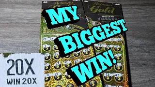 MASSIVE WINNER 20 ARIZONA GOLD - ARIZONA LOTTERY SCRATCH OFF TICKETS