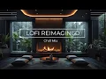 Lagu Calming Ambience w/ Fireplace, Thunderstorm Relaxing Peaceful Atmosphere, [HQ] LOfi 528hz 432hz