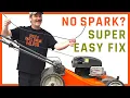 How To Fix A Lawn Mower That Has NO SPARK Super Easy Fix