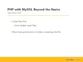 PHP Tutorial Advanced 07 07 Deleting files
