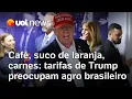 Download Lagu Café, suco de laranja, carnes: tarifas de Trump preocupam agro brasileiro | Denyse Godoy
