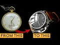 Download Lagu I Turned this unloved Pocket Watch Into a desirable Wristwatch - you can too - DIY asmr