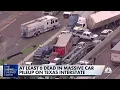 At least 6 dead in massive I-35 wreck in Fort Worth Texas