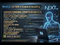 Next js Events Event Handling Lecture 4 User Interaction