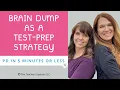 Brain Dump Template for Test Prep