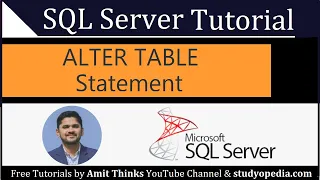 SQL ALTER TABLE Statement SQL Server Tutorial for Beginners