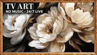 TV ART SLIDESHOW 24/7 | Vintage Floral Gallery 🌼4K Framed Art Screensaver for Living Room