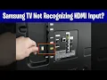 Samsung TV Not Recognizing MI Input