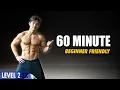 Basic 1 Hour Workout No Gym Fat Burning Body Strengthening Level 2-3