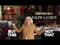 Hoe je de Ralph Lauren-kerstlook creëert met een beperkt budget | HomeSense Shop With Me