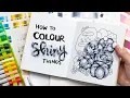 LIVE How to Colour Shiny and Metallic Things for Beginners