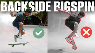How to Backside Bigspin - A Step by Step Formula