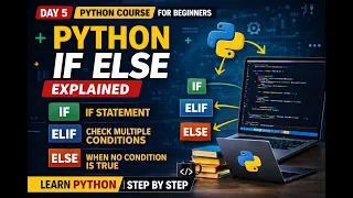 Python If Else Explained for Beginners Conditional Statements in Python Day 5 Python Course