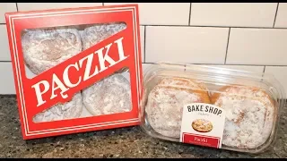 Meijer Paczki vs ALDI Bake Shop Bakery Paczki Bavarian Cream Comparison Review