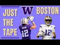 Washington WR Denzel Boston vs Illinois 2025 - EVERY Target Touch Plus Blocking
