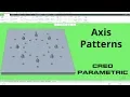 Creo Parametric - How to Create Axis Patterns