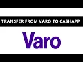 How to transfer money from Varo to Cashapp