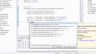 Android Tutorial Lessons 14 using the getText and setText methods YouTu
