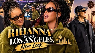 Rihanna Reinvents Streetwear Style at Jay-Z Concert!💚💙