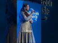 Download Lagu Shreya Ghoshal Singing Bheegi Saree live at Amazon Music Event | Param Sundari Music album launch 🎶💖