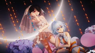 mmd r18 kurumi tokisaki u0026 origami kiss me