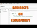 How to run HTTP Redirects on AWS CloudFront