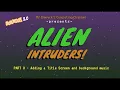 Space Invaders in Scratch Alien Intruders - Title screen and music