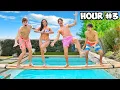 LAST TO FALL IN THE POOL WINS 1 000 CHALLENGE FREEZING