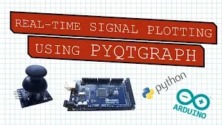 Real-time plotting of analog joystick signals using pyqtgraph